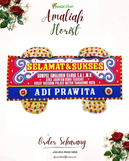Papan Bunga Ucapan Selamat cikadu